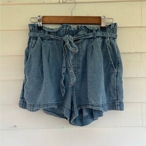 American Eagle Outfitters High Waist Blue Shorts